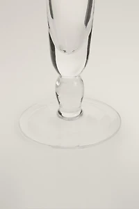 FLOWER-SHAPED GLASS VASE