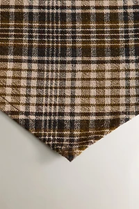 CHECK COTTON PET BANDANA