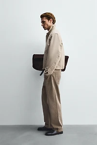 RELAXED FIT ZIP-UP JACKET
