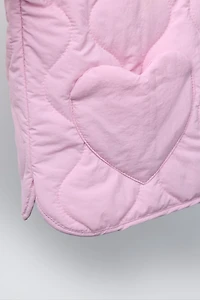 BLOUSON MATELASSÉ CŒURS