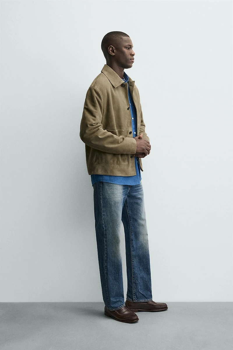 LEATHER POCKET JACKET