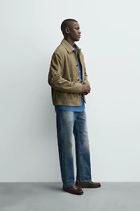 LEATHER POCKET JACKET