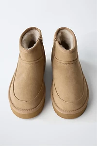 LINED ANKLE BOOTS