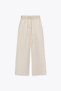 STRIPED PAJAMA PANTS ZW COLLECTION
