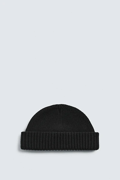 WOOL BLEND SHORT HAT