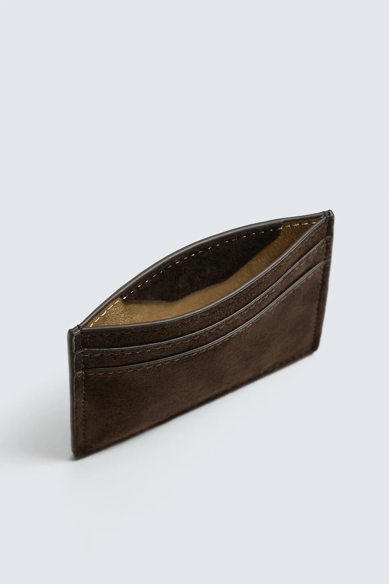 LEATHER CARDHOLDER