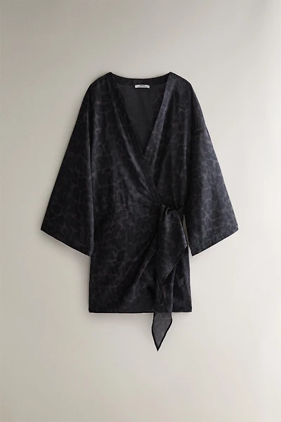 ANIMAL PRINT COTTON DRESS