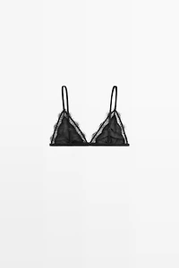 Bralette with lace detail