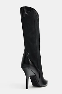 HEELED COWBOY BOOTS