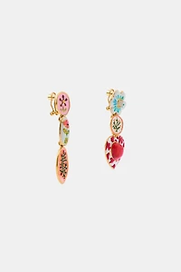 RESIN CHARM EARRINGS