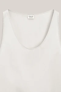 Top à larges bretelles en pure soie - ÉDITION LIMITÉE