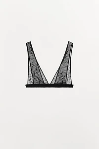 LACE TRIANGLE BRALETTE