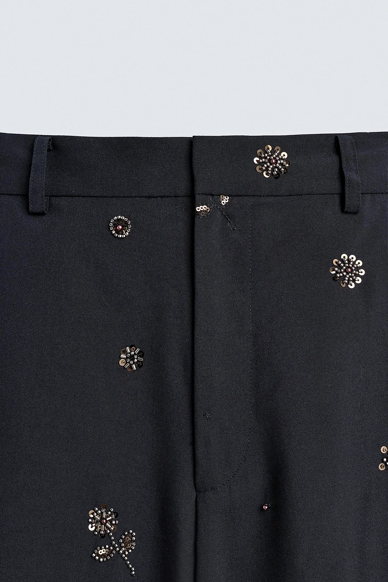 PANTALON COUPE DÉCONTRACTÉE PAILLETTES ÉDITION LIMITÉE