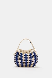 RIGID WOVEN HANDBAG