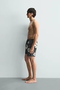 LONG FLORAL PRINT SWIMSUIT