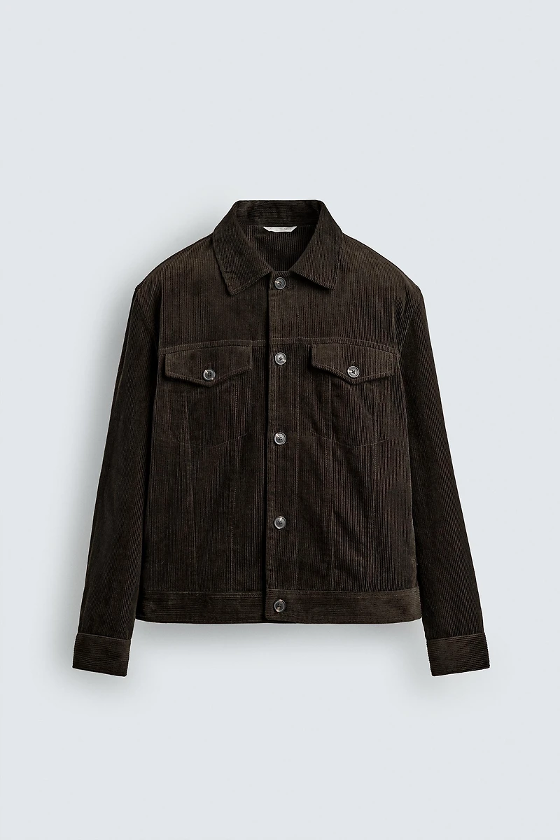 REGULAR FIT CORDUROY JACKET