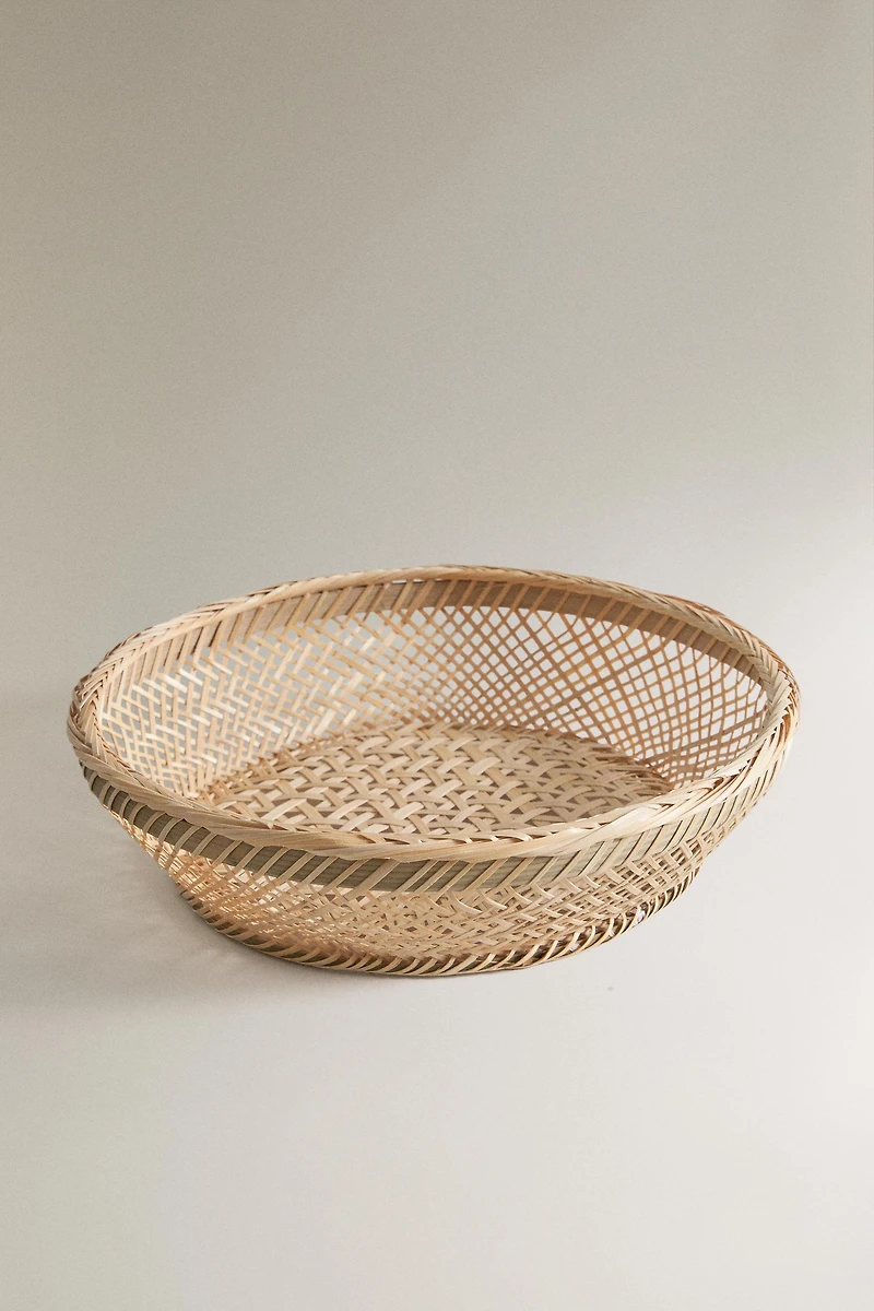 WOVEN BAMBOO BASKET