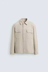 COMFORT TEXTURED OVERSHIRT