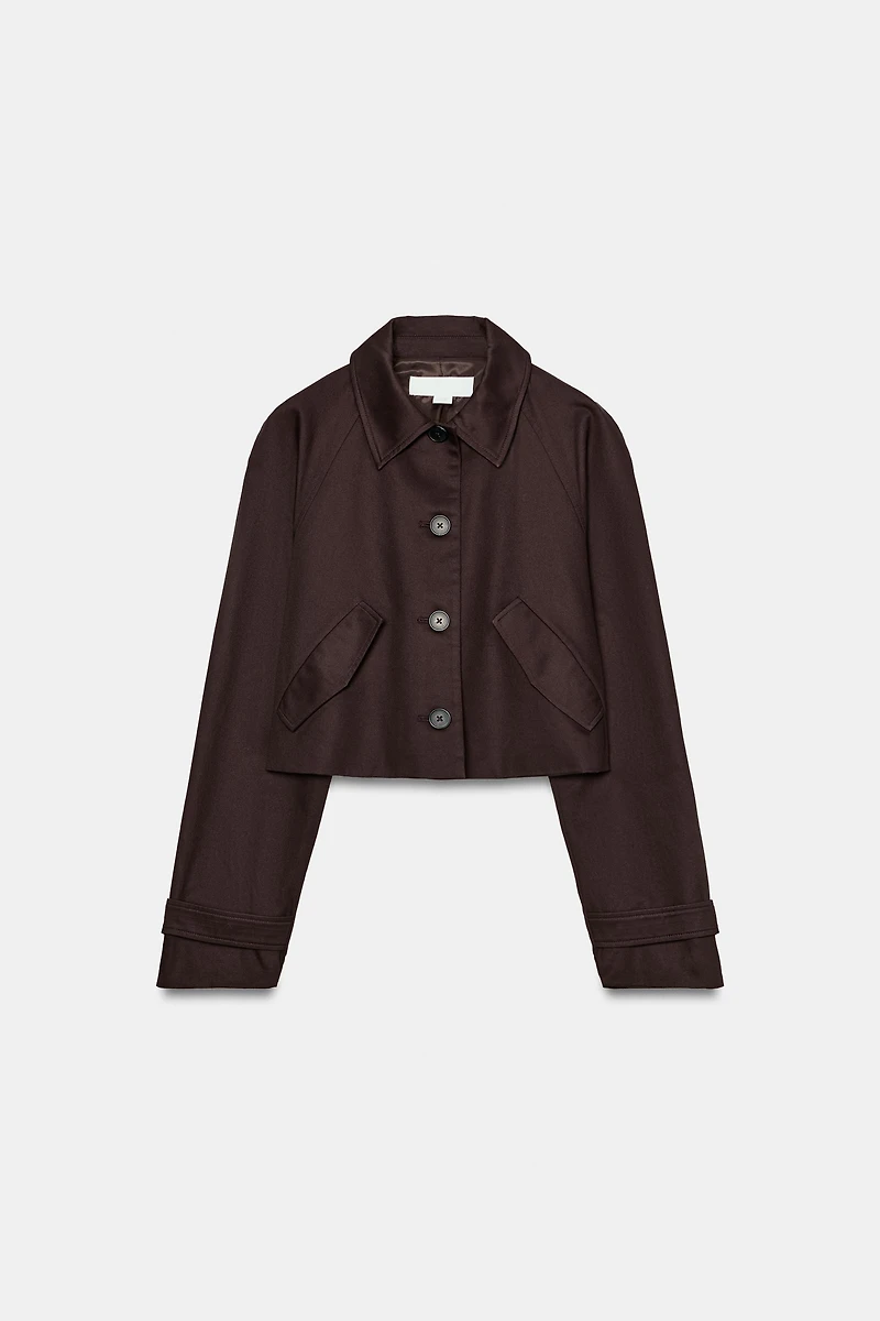 CROPPED LAPEL JACKET