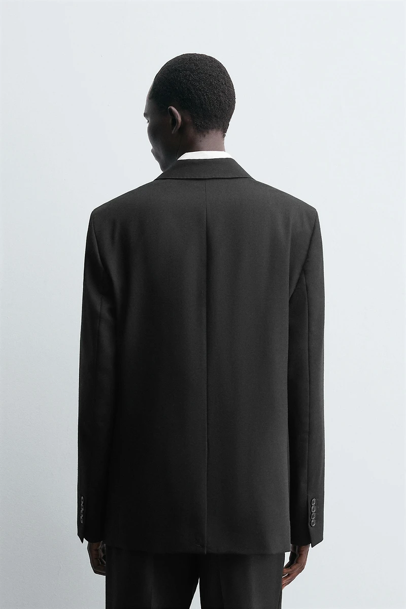 BLAZER CROISÉ COSTUME 100 % LAINE