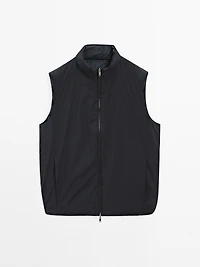 Veste sans manches réversible déperlante