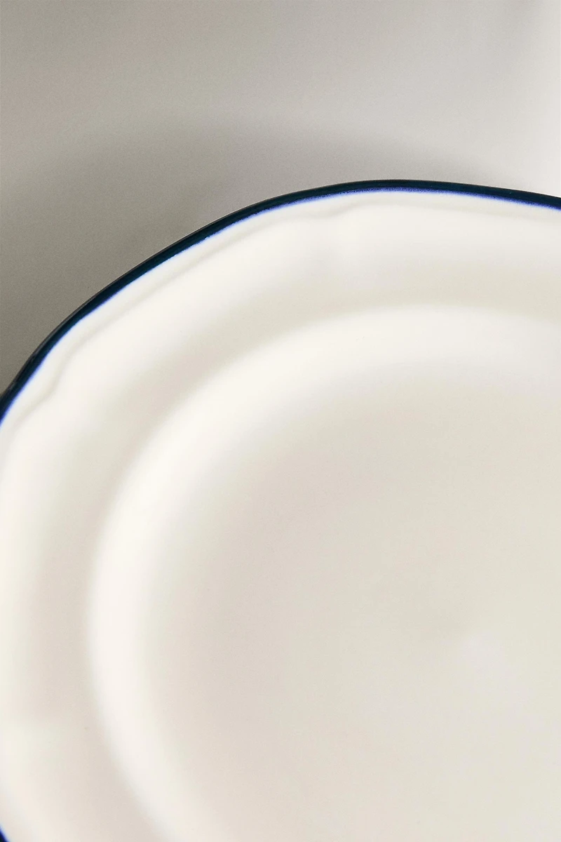 SIDE PLATE WITH CONTRAST RIM