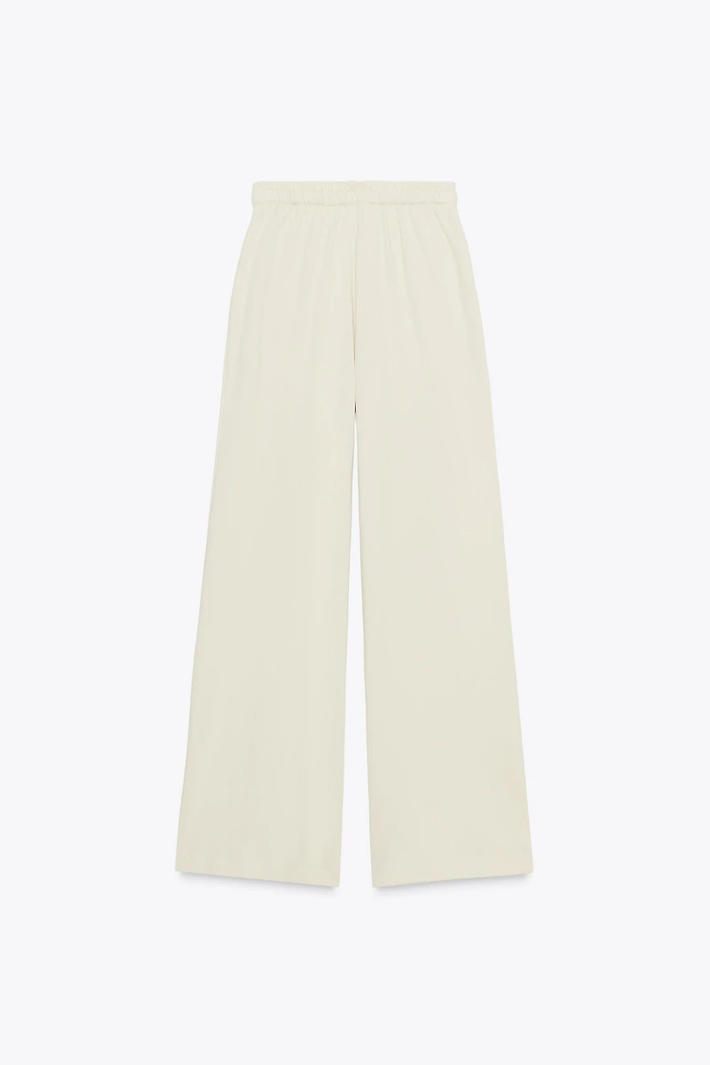 STRAIGHT LEG COTTON PANTS