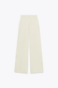 STRAIGHT LEG COTTON PANTS
