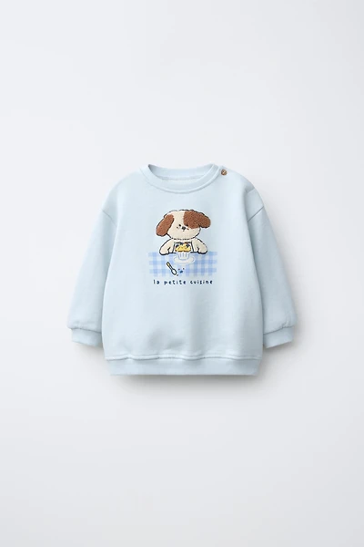 TERRY DOG SWEATSHIRT