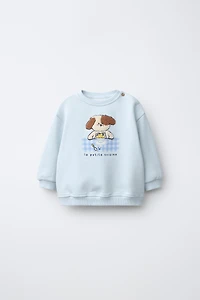 TERRY DOG SWEATSHIRT