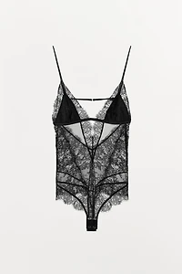 COMBINATION LACE BODYSUIT