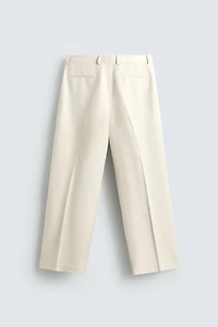 VISCOSE PLEATED PANTS