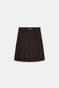ZW COLLECTION PLEATED MIDI SKIRT
