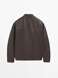 Nappa leather overshirt - LIMITED