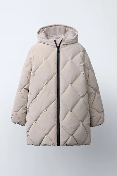 MANTEAU LÉGER MATELASSÉ EFFET GOMME