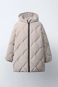 MANTEAU LÉGER MATELASSÉ EFFET GOMME