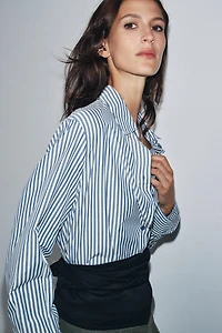 FLOWY STRIPED SHIRT ZW COLLECTION