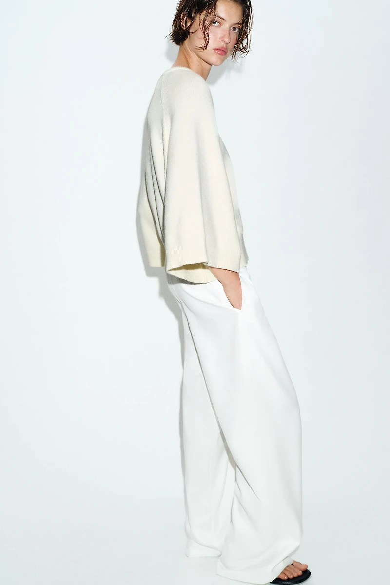 WIDE SLEEVE KNIT JUMPER
