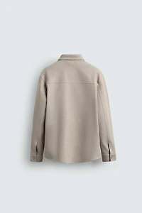 COMFORT TEXTURED OVERSHIRT