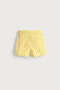WASHED GEOMETRIC PRINT SWIMSUIT
