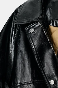 FAUX FUR COLLAR JACKET ZW COLLECTION