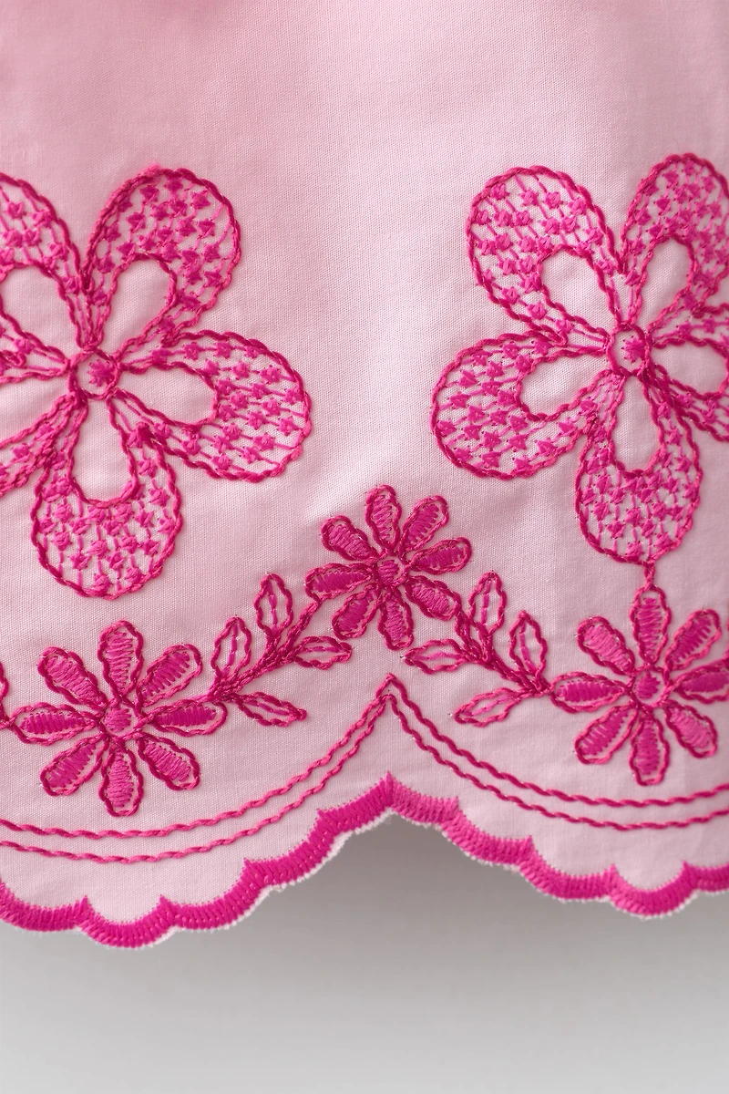 EMBROIDERED FLORAL SHIRT