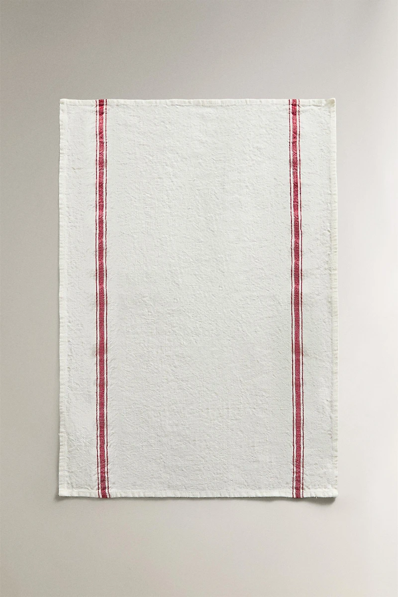 LINEN STRIPE KITCHEN TOWEL