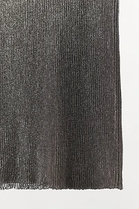 METALLIC THREAD KNIT TOP