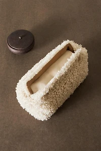 MEDIUM FAUX FUR MAKEUP BAG