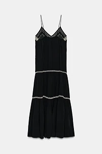 ZW COLLECTION EMBROIDERED LONG DRESS