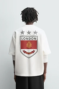 SHIELD PRINT SWEATSHIRT