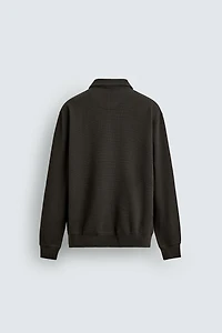 SWEAT POLO À ZIP