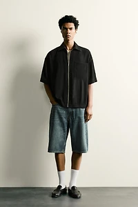 CHEMISE RELAXED FIT TEXTURÉE
