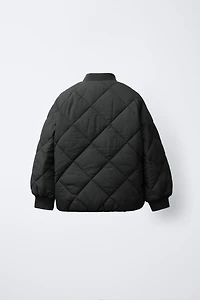 WATER REPELLENT PADDED BOMBER JACKET